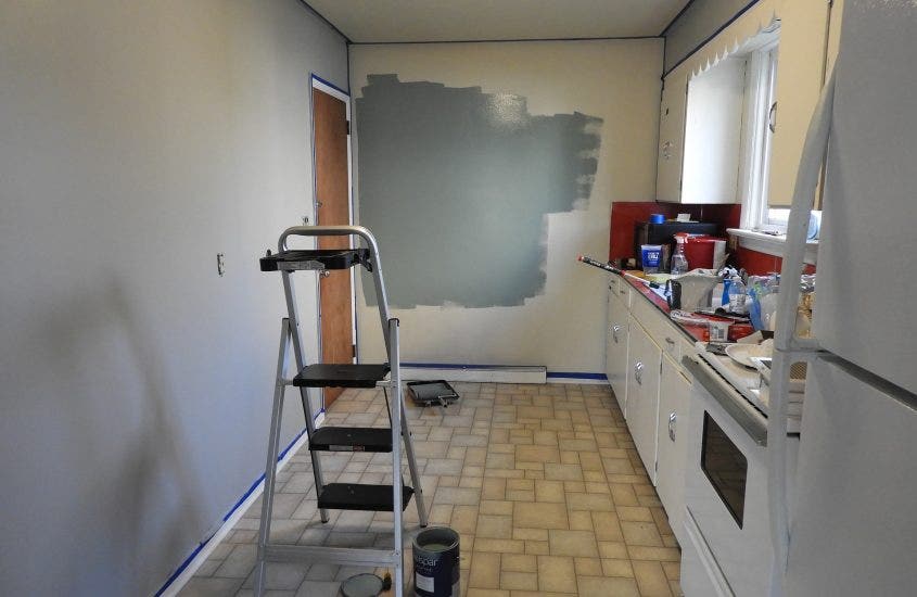 Painting Apartment for a Remodel