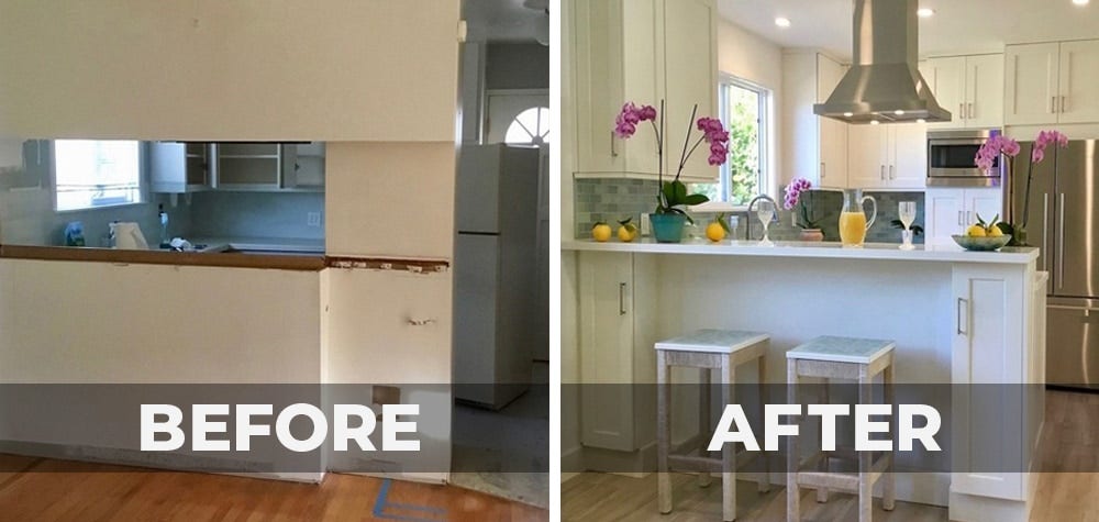Before/After Kitchen Remodel
