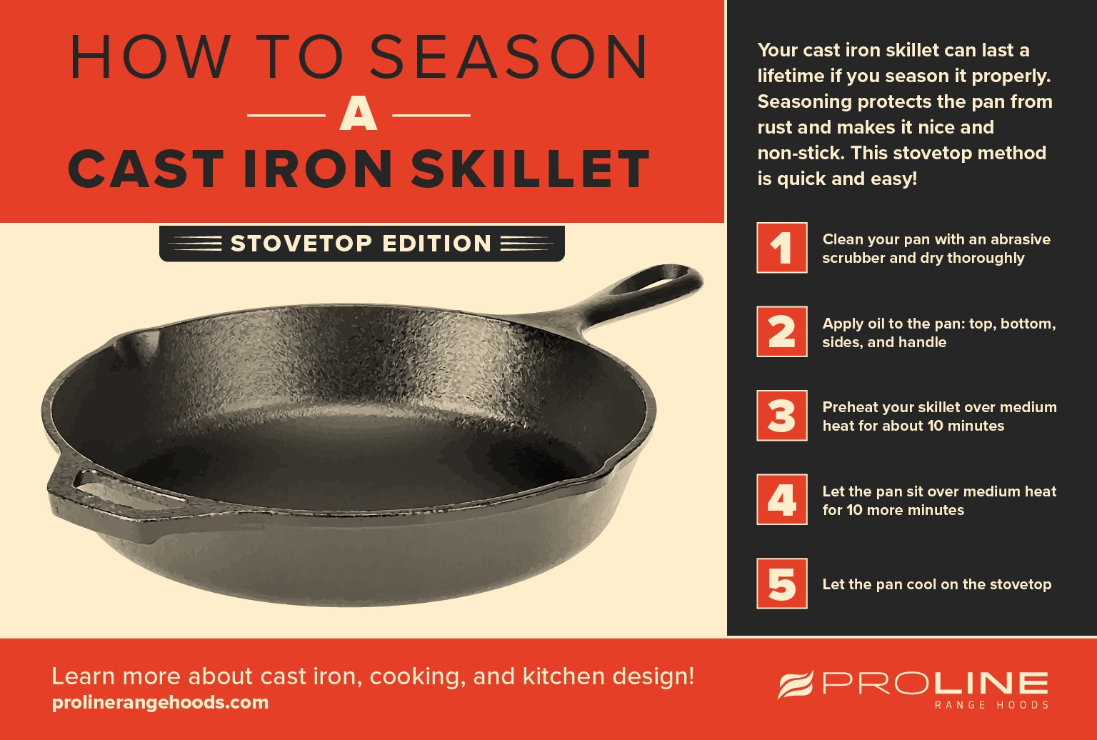 How to Season a Cast Iron Skillet on the Stovetop