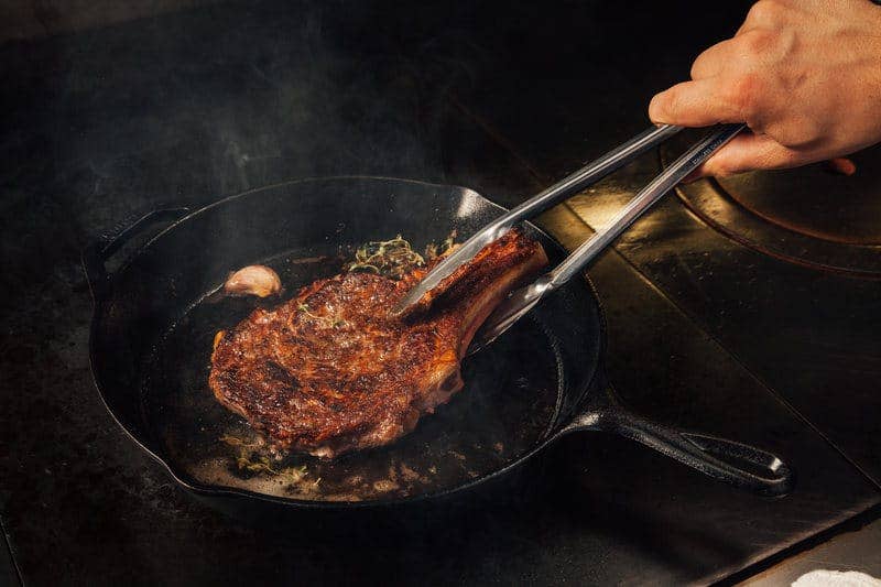 Cooking Steak in Cast Iron