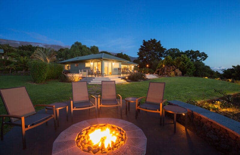 Outdoor Fire Pit on the Patio