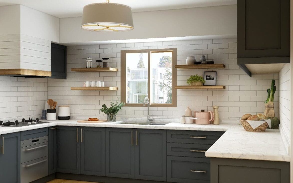 Clean modern farmhouse kitchen - DIY Farmhouse Kitchen Decor And Design Ideas 