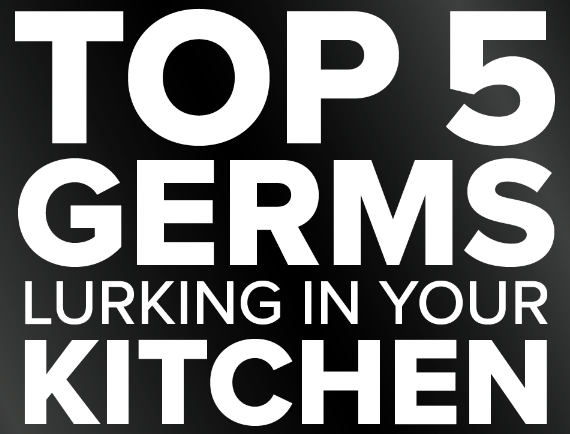 top 5 germs in your kitchen